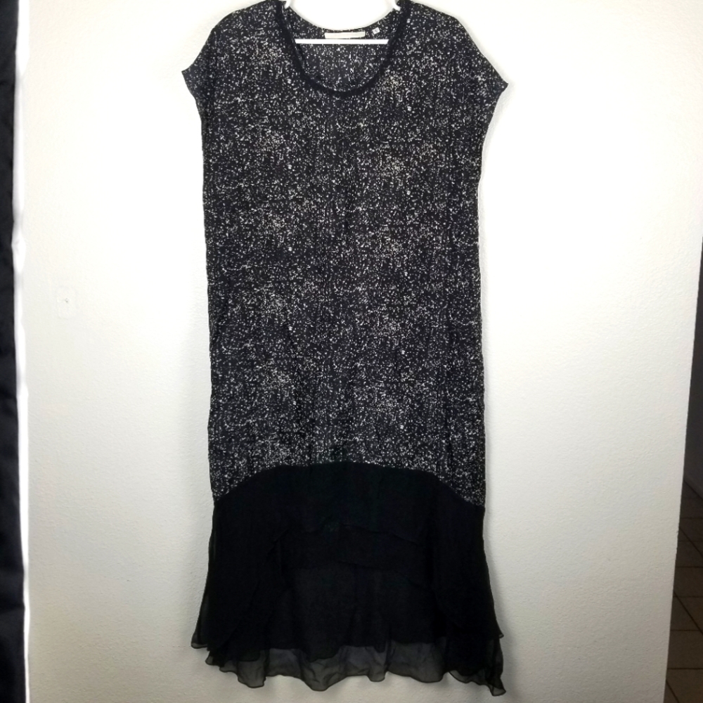 Jonathan Simkhai 100% silk Black Lightweight Dress